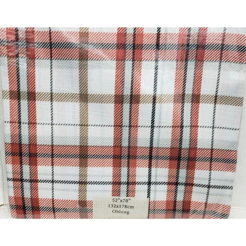 Printed Linen Tablecloth 52